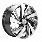 Khomen Wheels KHW1801 (Murano) Gray-FP 18*7.5/50/5*114.3/66.1